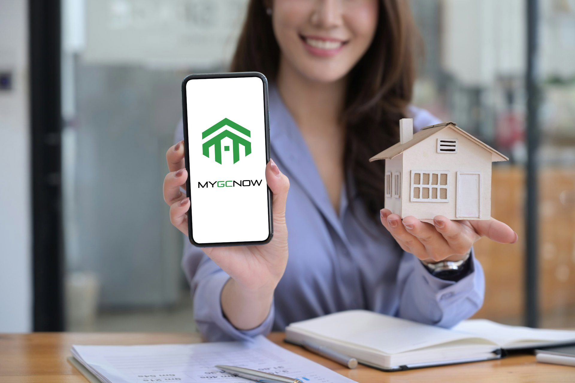 Person making a secure payment on a smartphone